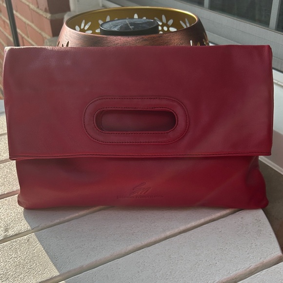 Vintage Stone Mountain Red Leather‎ Classic Clutch - Picture 3 of 13
